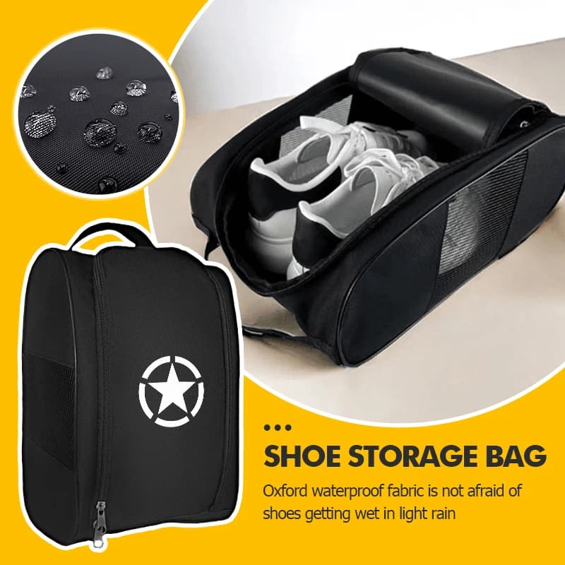 For Jeep Car Logo Luggage Multi-function Organizer Zipper Waterproof Shoe Storage Bag Renegade Compass Cherokee Wrangler Patriot