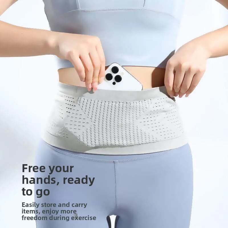 Marsupio Sportivo da Esterno Leggero da Donna per Corsa, Porta Cellulare Multifunzionale, Cintura da Ciclismo Aderente Essenziale