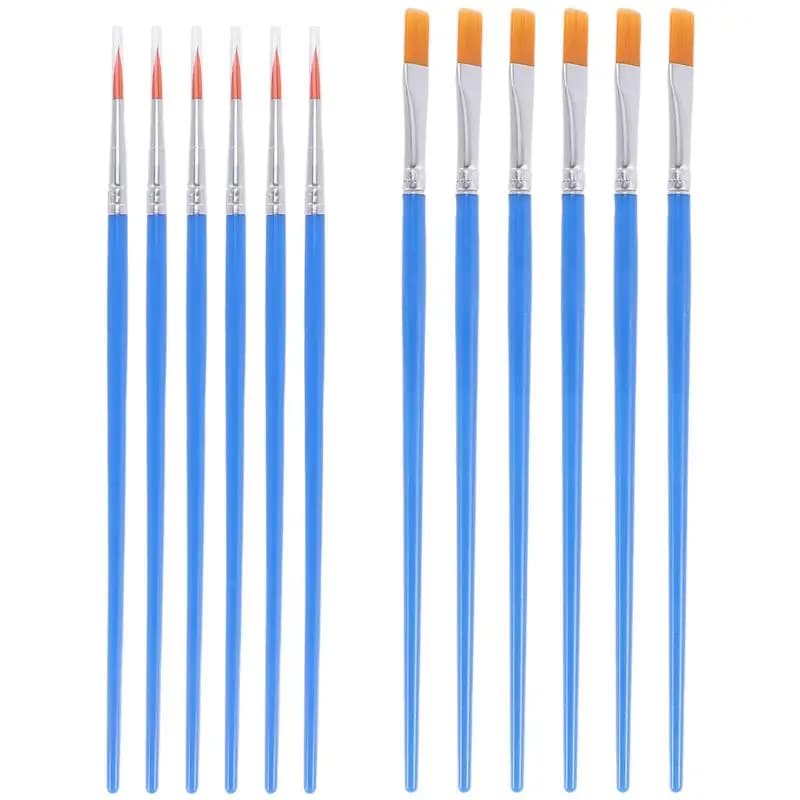 Classic-100 Pieces Kids Paint Brushes Set For Watercolor Oil Painting Flat +Pointed Brush For Body Face Nail Craft Art