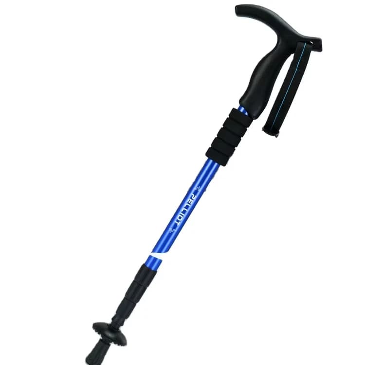Trekking Poles Lightweight Wooden Hiking Sticks for Camping and Self-Defense Outdoor Adventure Gear