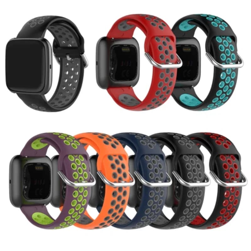 Silicone bracelet for Fitbit Versa 2 Smart Watch Wristband for Fitbit Versa / Versa Lite Accessories for 23mm sports straps
