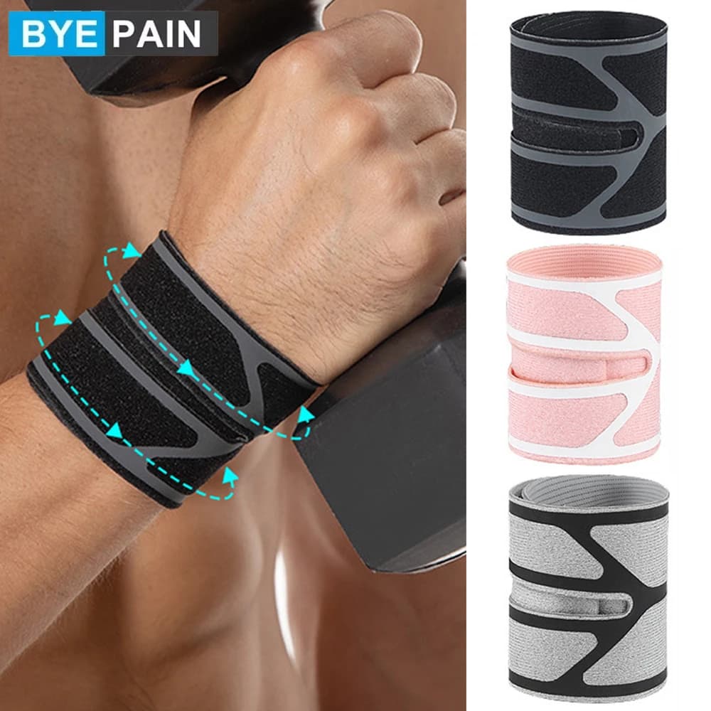 Supporto da polso regolabile 1/2 pezzi, supporto a compressione per fitness, sollevamento pesi, tennis, sollievo dal dolore da tunnel carpale e artrite
