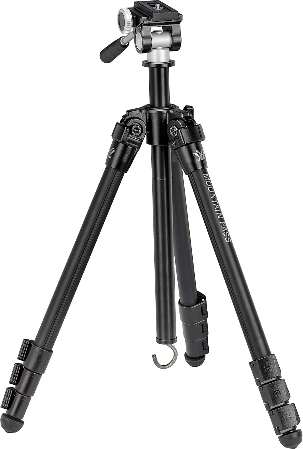 Kit Treppiede Compatto: Testa Panoramica a 2 Vie, Carico 10 kg, Arca-Swiss, Alluminio Leggero