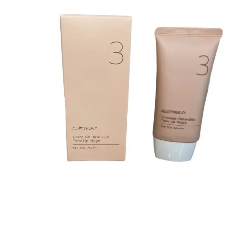 Numbuzin Numero 3 Crema di bellezza per la pelle in ceramica Crema isolante 50ml Trucco nudo naturale Schiarente 50+ Cura della pelle