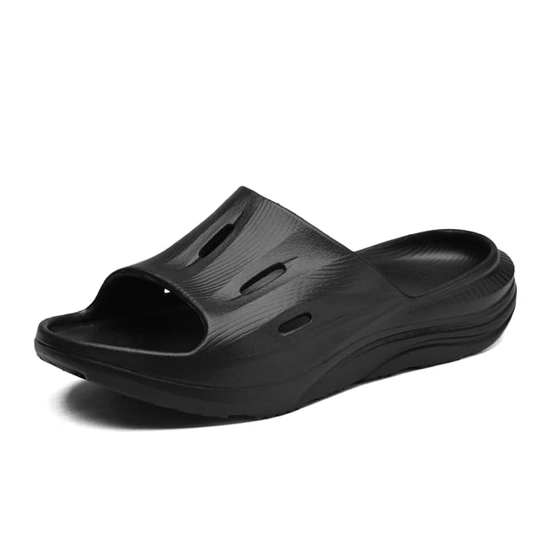 Sandali con plateau sportivi casual alla moda per ragazzi 2024 Pantofole da spiaggia antiscivolo per esterni Sandali da bagno infradito da uomo