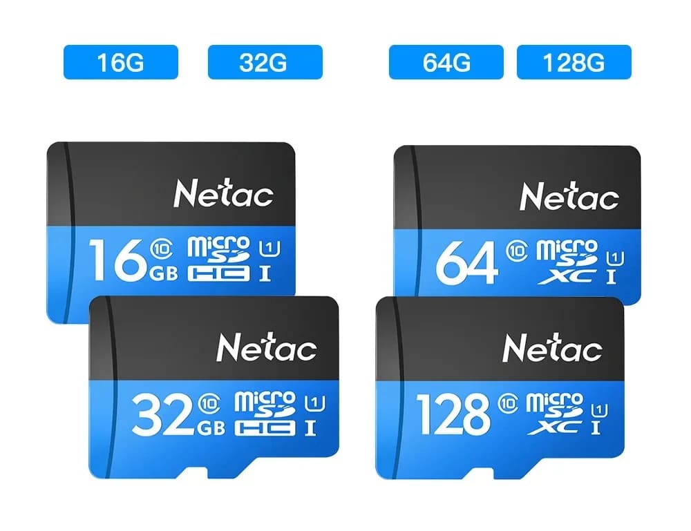 16-256GB Class 10 TF Card Flash Micro SD Card for Smart Phone Memory and CCTV Camera & DVR Mass Data Storage High Speed 80MB/S
