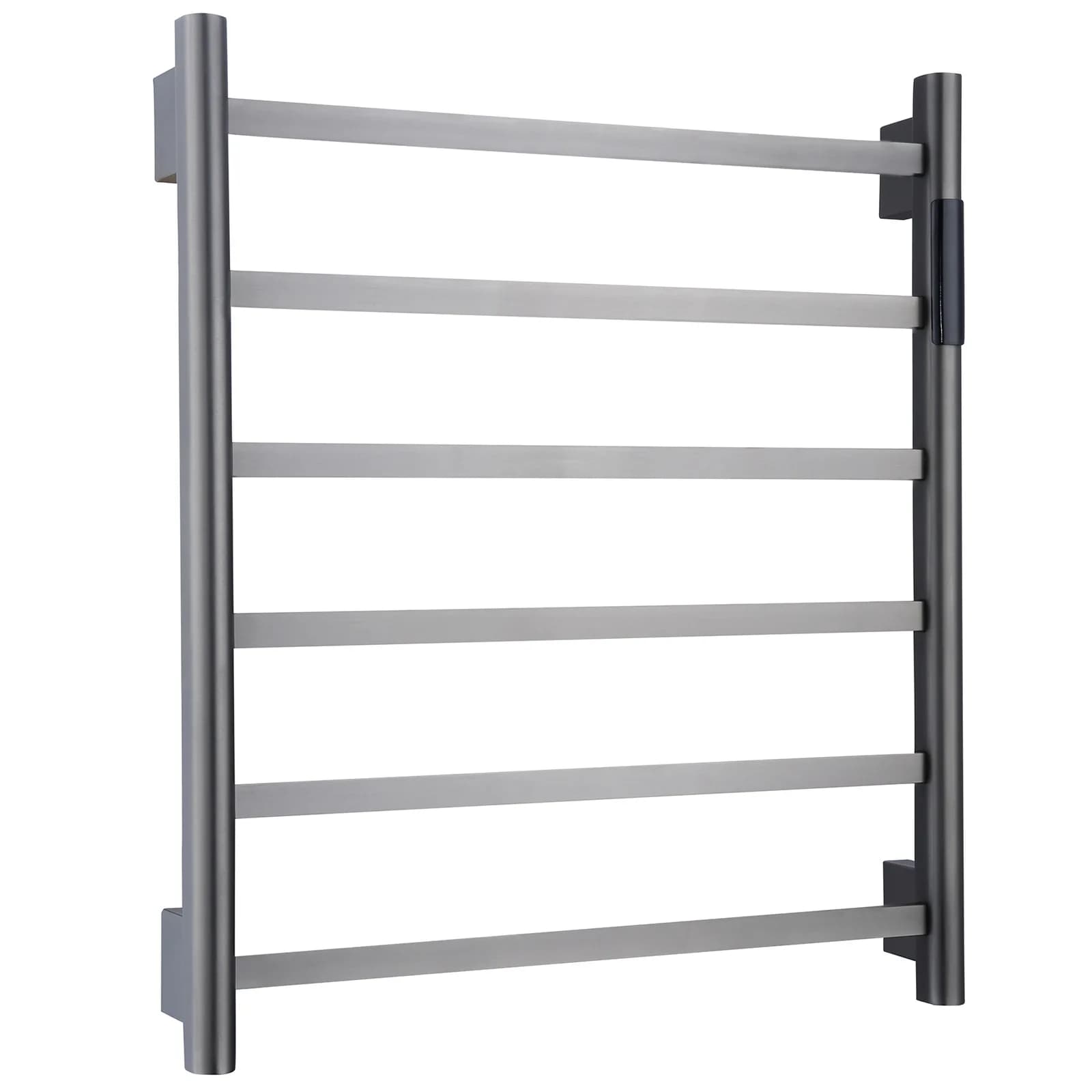 Household Round Electric Towel Rack Bathroom Storage Bathroom Towel Rack Heating Drying Constant Temperature Wall Hanging Gun As