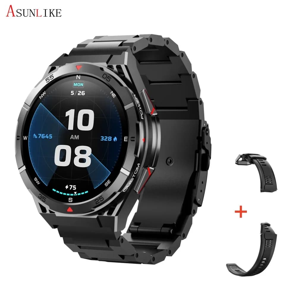 Nuovo Smartwatch Sportivo X2B con GPS, Chiamate Bluetooth, Impermeabile, Monitoraggio Altitudine e Pressione Atmosferica, per Campeggio