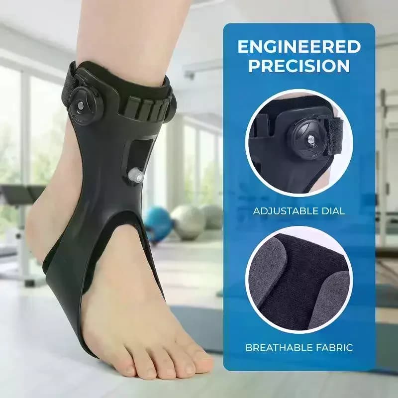 Drop Foot Brace Orthosis Drop Foot Ankle Support Comfortable Adjustable Buckle