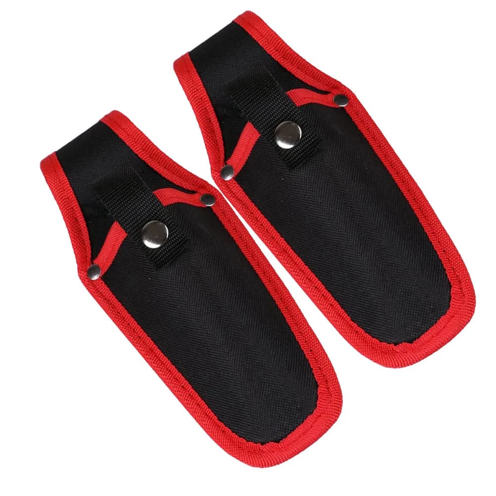 2 Pezzi Custodia in Tela Resistente per Forbici da Giardinaggio, Porta Forbici con Clip da Cintura, Supporto Utensili ad Accesso Rapido per Cesoie da Potatura