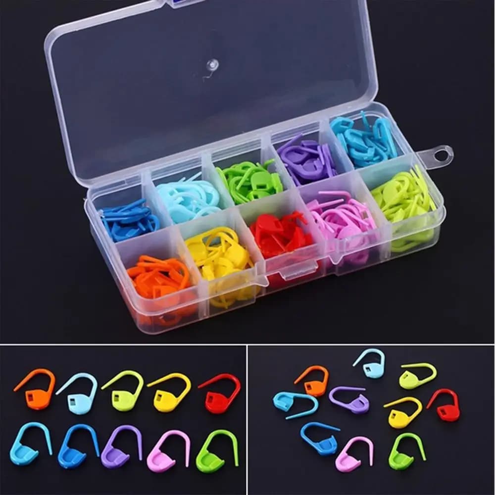 100/120PCS Hot New Markers Craft Locking Stitch Knitting Accessories Needle Clip Crochet Hook kits Sewing supplies