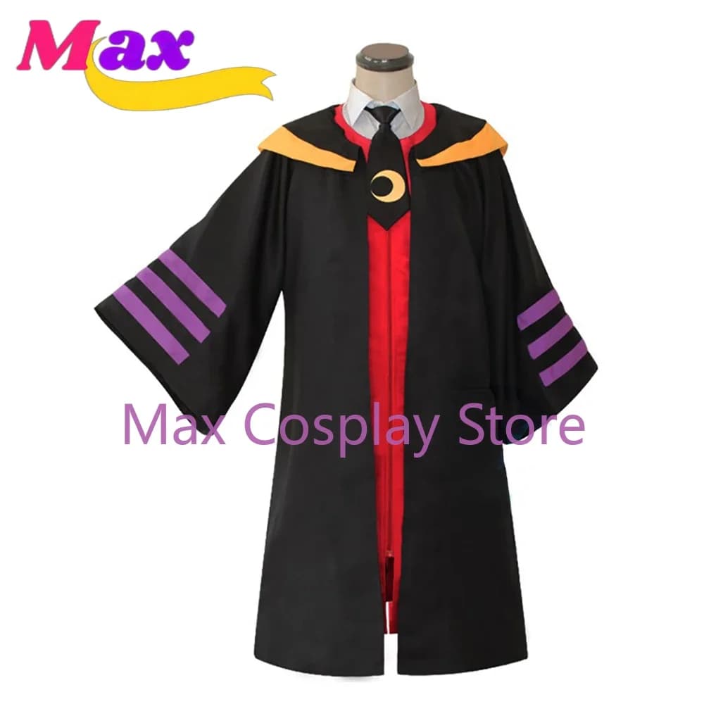Max Cosplay Costumes Koro Sensei Costume Uniforms Halloween Party Anime Game Ansatsu Kyoushitsu Mask Gift Customized size
