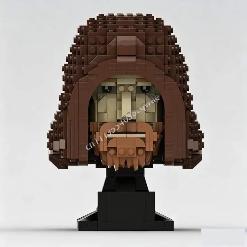 830PCS Character Head Portrait MOC Sci-Fi Figure Model Custom Puzzle DIY Creative Assembly Educational Toy Blocks Gift Display