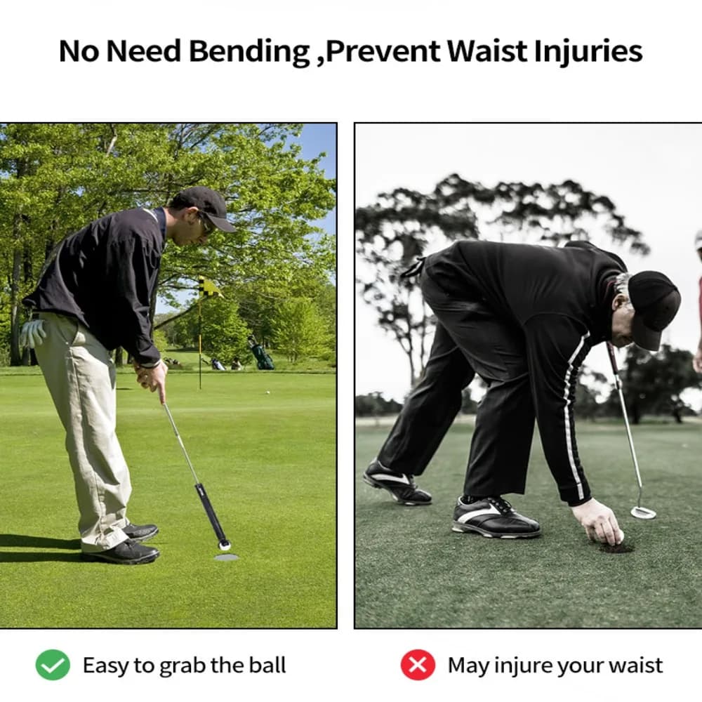 Set di 3 Attrezzi Sportivi con Ventosa, Pinza a 3 Dita per Raccolta Palline da Golf