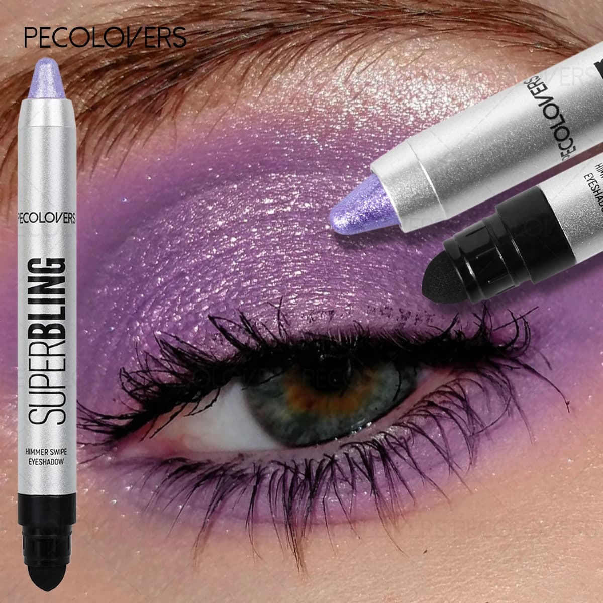 1PC Waterproof & Smudge-Proof Eyeshadow Stick - One-Swipe Vibrant Color - Long-Lasting Wear, Smooth Application