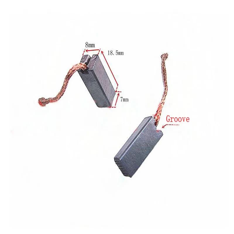 Spazzola di carbone Per Automobile Riscaldatore Ventilatore Ventilatore Aria di Ventilatore avviamento Spazzola di Carbone (7*8*18.5mm)