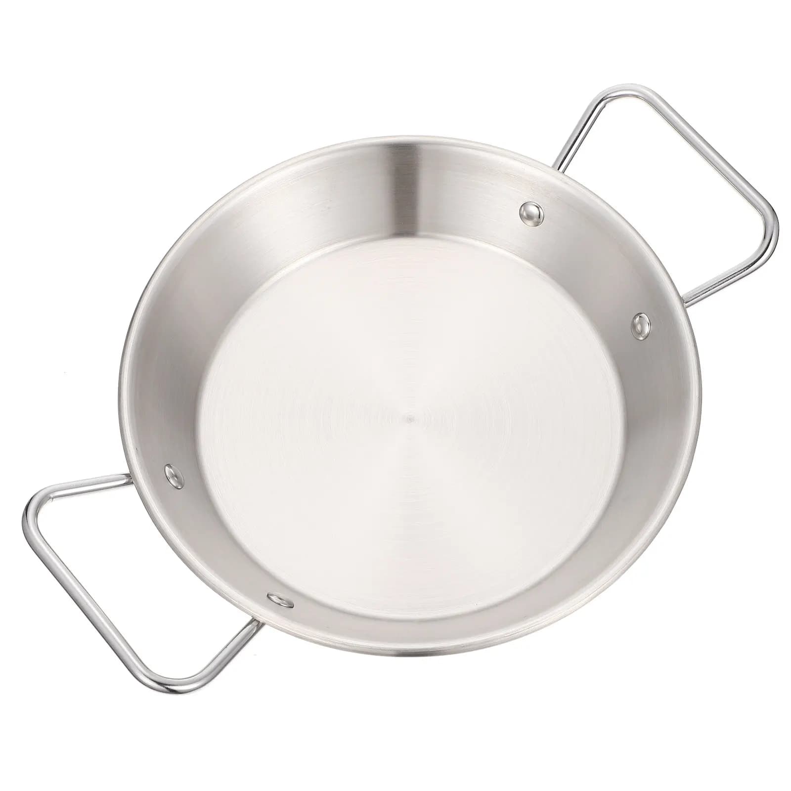 Vassoio per Snack in Acciaio Inox, Piatto per Frutta, Ciotola per Pollo Fritto, Piatto per Patatine Fritte, Piatto per Pasta e Frutti di Mare, Finitura Liscia Antiruggine