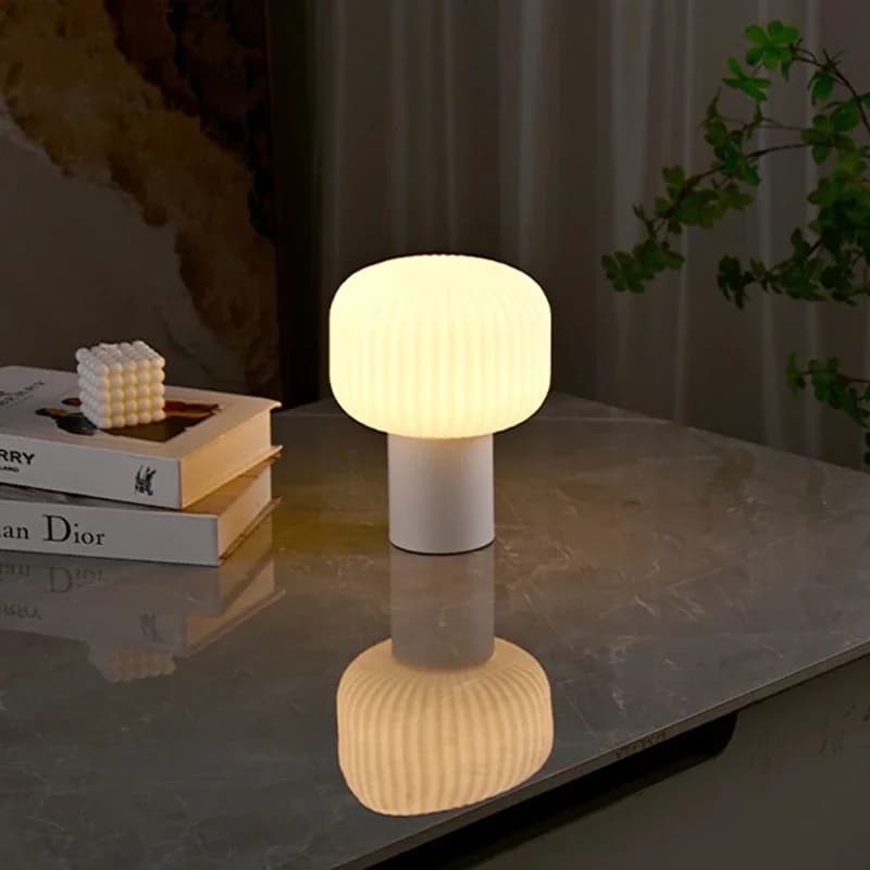 LED Table Lamp Pop Fungo Touch Night lighting in Japanese style for home Bar Bedroom Comodin Portable Atmosphere LED desk lamps