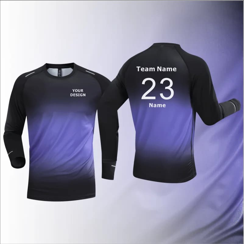 Customize your design Men's Running T-Shirt Fast Drying Gym T-Shirt for Fitness Long Sleeves