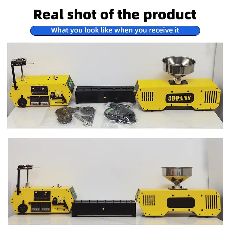 HT400 Extruder 3d Filament Maker Automatic Desktop 3D Printing Consumables Extruder for 3D Printing Filament PLA PETG PA ABS