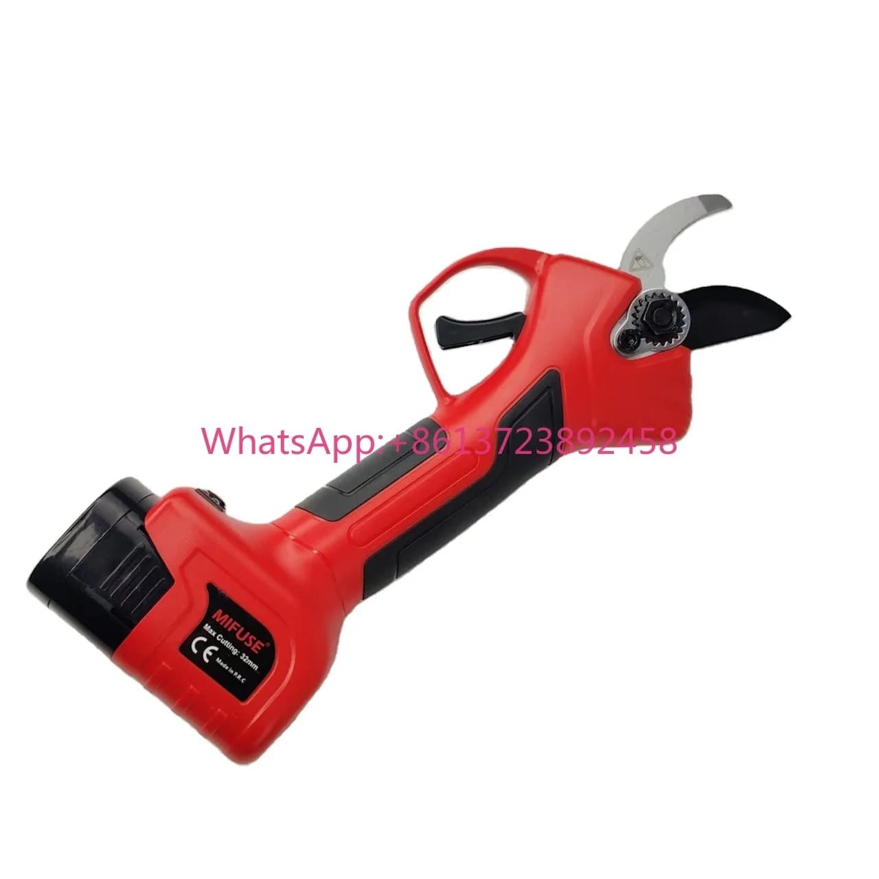 Forbici Elettriche da Giardino 32MM 16.8V con Batteria al Litio Ricaricabile per Potatura di Alberi da Frutto e Taglio Rami