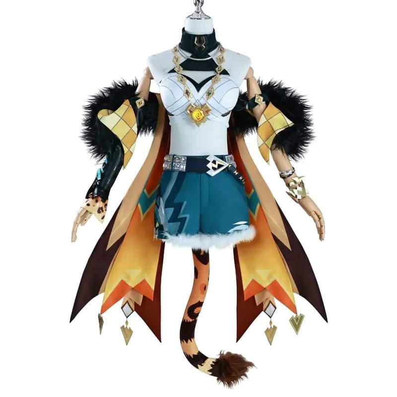 Gioco Genshin Lmpact Hot Cosplay Xilonen Costume Lolita Uniforme fatta a mano Festa di Halloween Essenziale Set completo Budget-Friendly6;d'3,