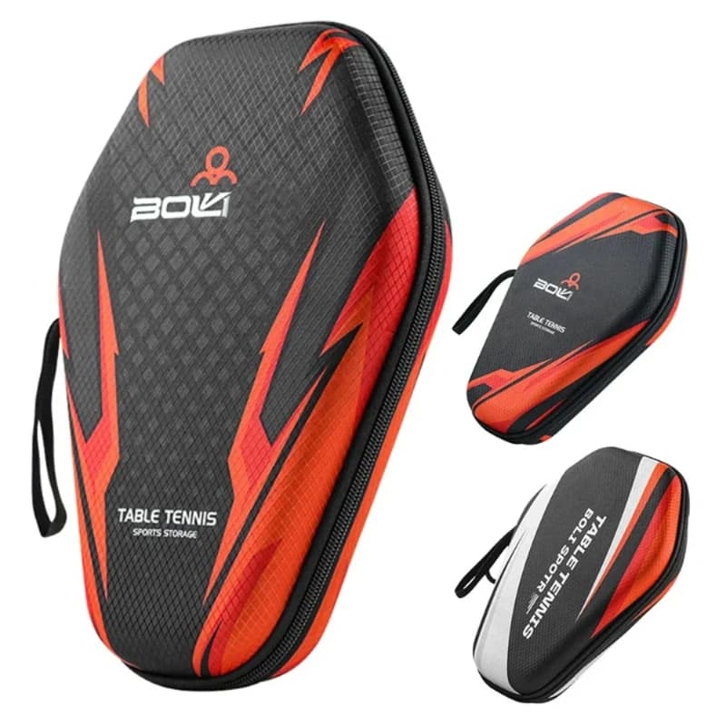 1pcs Table Tennis Racket Bags EVA Hard Shell Waterproof Dustproof Table Tennis Paddles Box Case Storage Bag with Hand Strap Good