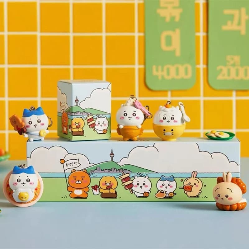Serie di Personaggi Anime Chiikawa a Tema Cibo, Scatole Misteriose con Miniature Decorative, Collezione di Ciondoli, Giocattoli e Regali