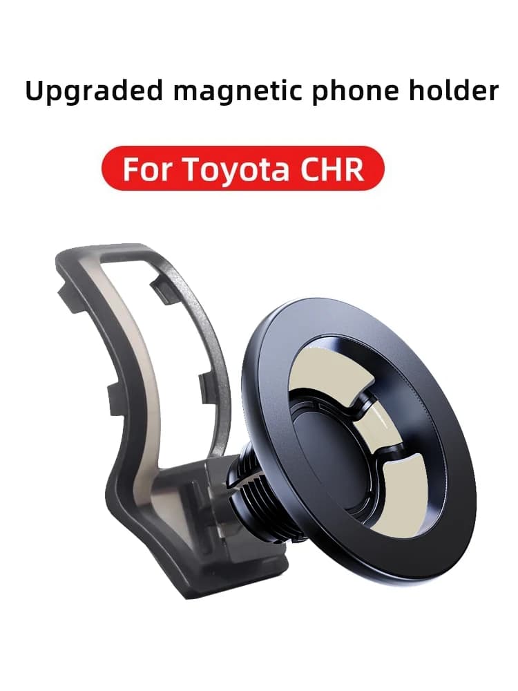Supporto per telefono da auto MagSafe per Toyota CHR CH-R 2018-2020 20212022 2023, 360 ° Caricabatterie wireless magnetico rotante, supporto per presa d'aria
