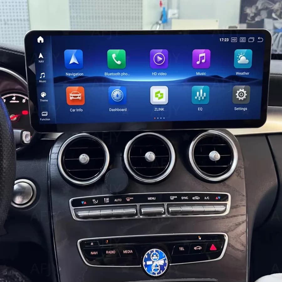 14.6" For Mercedes Benz C Class W205 GLC X253 C180 C200 C220 C300 C350 2016-2022 Carplay GPS Ultra-thin Screen Android Autoradio