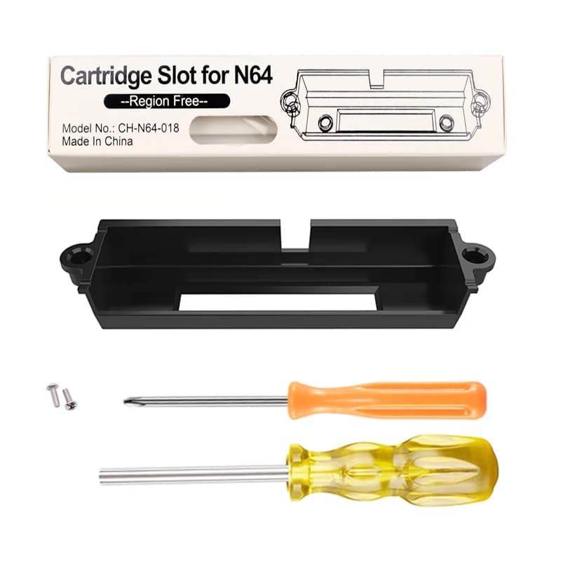 Slot per cartuccia N64 di ricambio compatibile con la versione USA e la versione giapponese, slot per schede di gioco universale N64