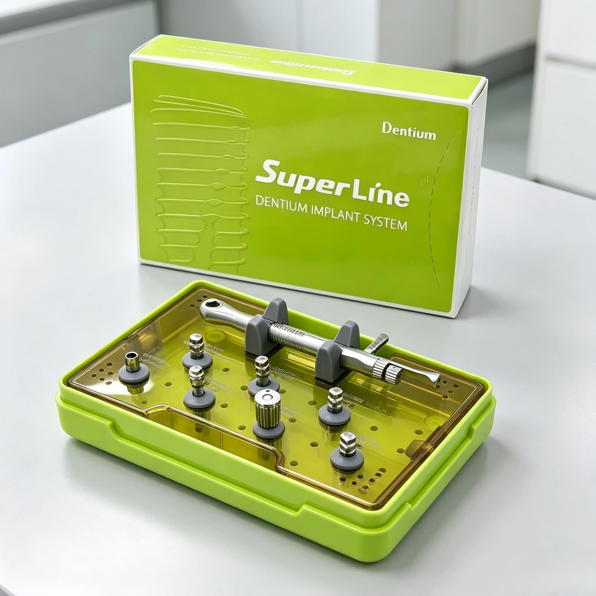 SuperLine II FXS Mini Driver Set, Implant Abutment Screw Tools Compatible with Dentium, Precision Lab Replacement Parts