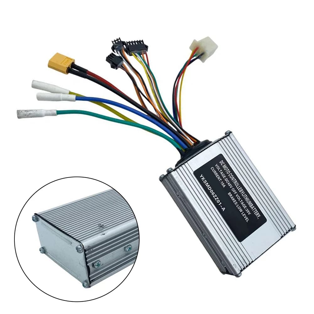 Electric Bike Maintenance Electric Scooter Controller Wear Resistant Scooter Part Metal Scooter Controller Lightweight Design