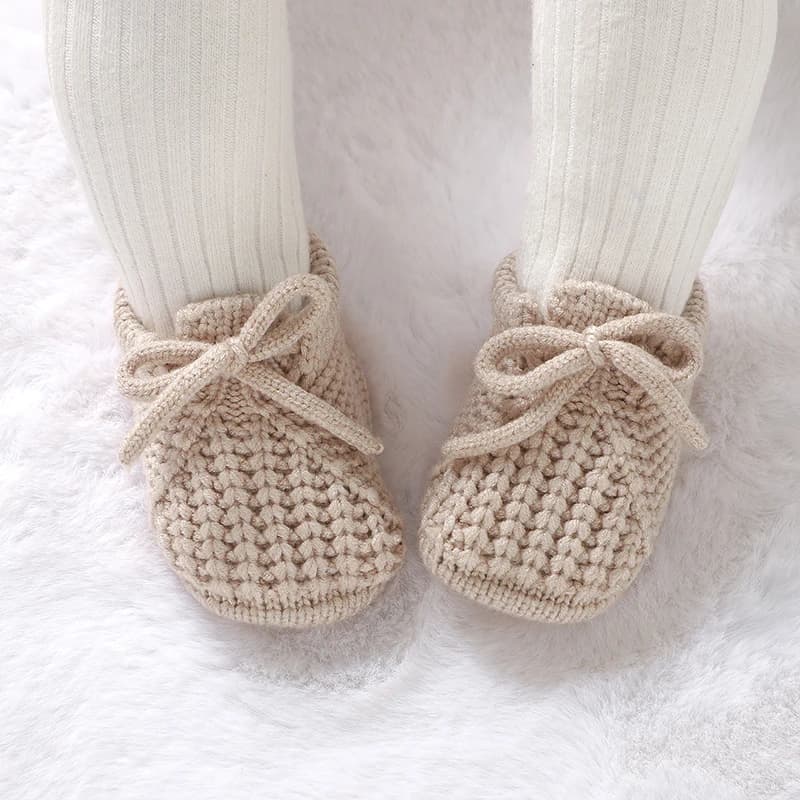 Accessori per Abbigliamento Caldo 0-18M, Prime Scarpine alla Moda per Neonati e Bambini, Calzature in Maglia per Neonati