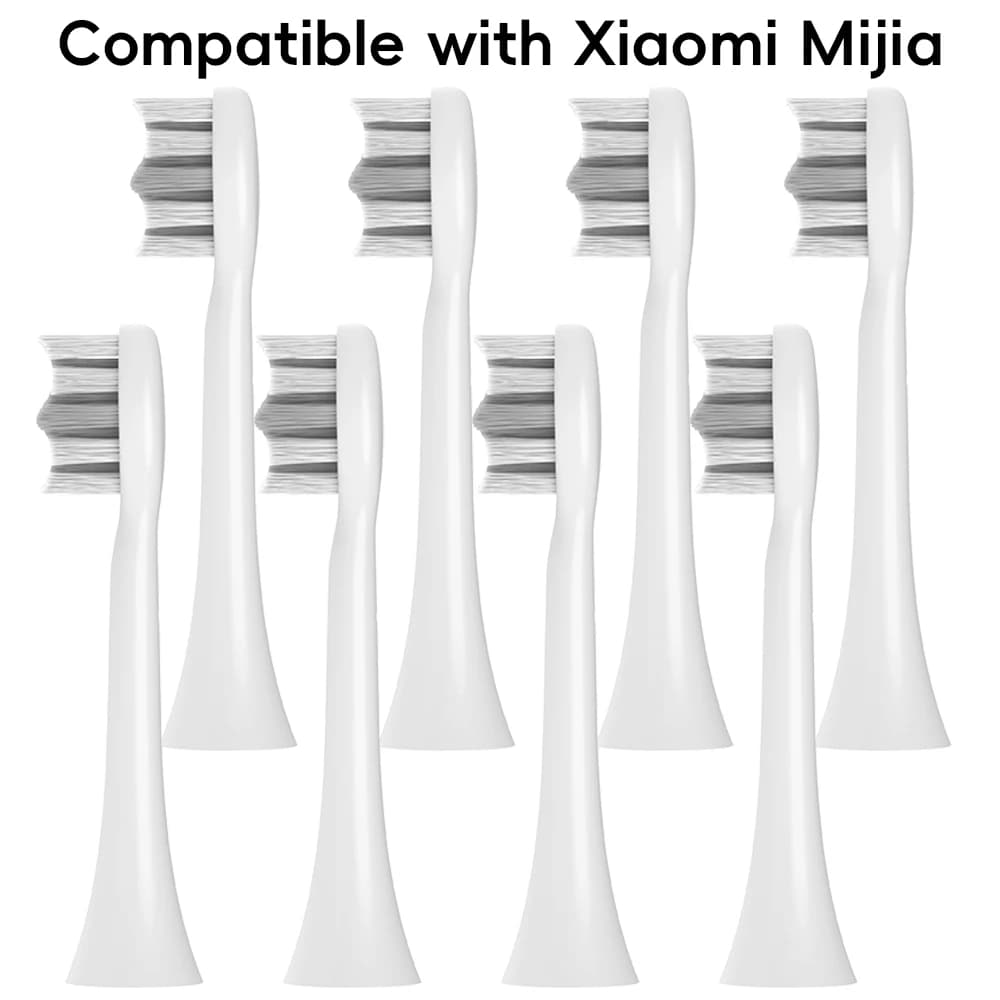 2/4/8/12pk Sonic Replacement Brush Heads Compatible with Xiaomi T300/T500/T500C/T700 Electric Toothbrush, Tooth Brush Refills
