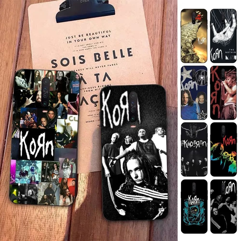 K-korn Music Hot Band Phone Case For Redmi 5 7 8 9 10 Plus Pro 6 7 8 9 A GO K20 K30 Pro Plus F3 Fundas