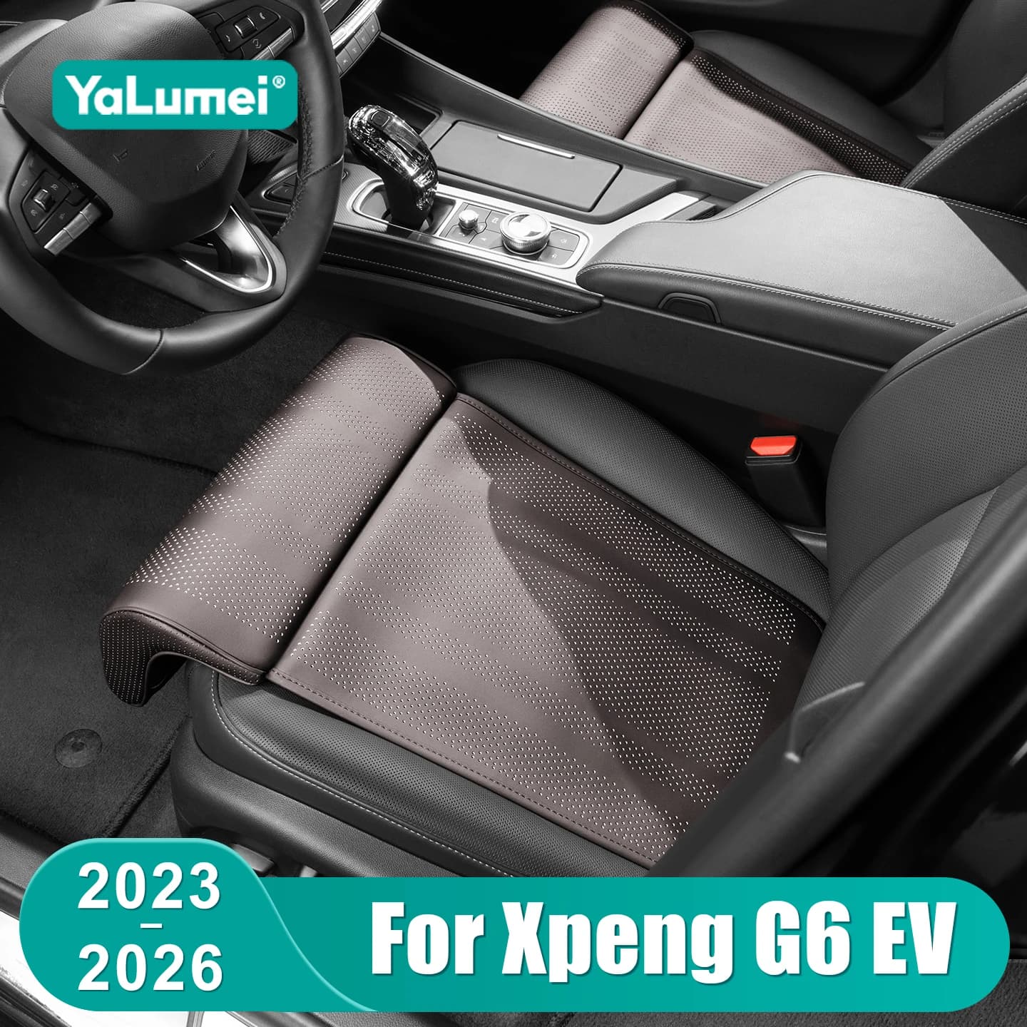 Support cushion for Leather Legs with Memory Foam Cover for Xpeng G6 EV 2023 2024 2025 2026 G01 PHEV Seat