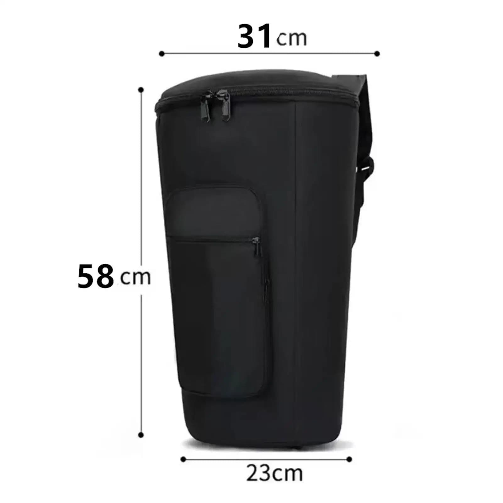 Zaino Impermeabile per Djembe con Imbottitura Spessa, Borsa per Tamburo Leggera e Portatile, Accessorio Musicale per Uso Esterno