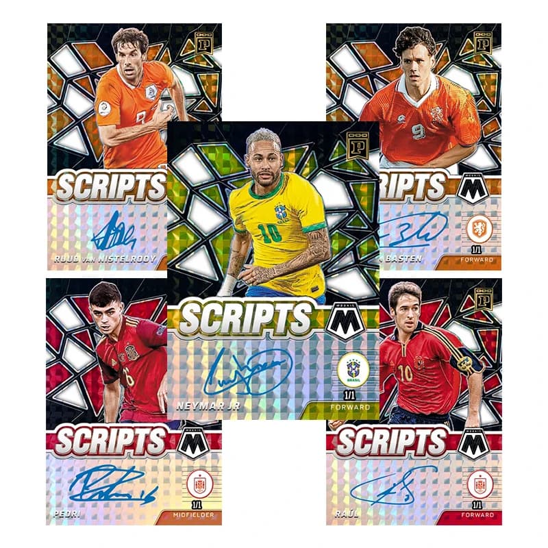 Fai da te fatto in casa Panini Football Series Neymar Christian Pulisic Andres Guardado Collezione Flash Card Toys Regalo