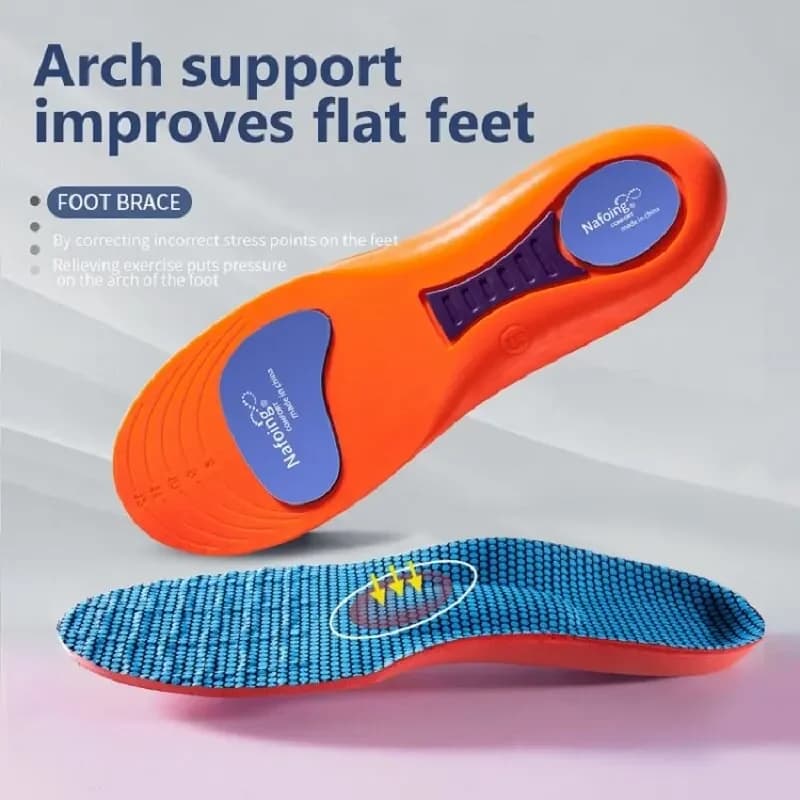 Solette ortopediche sportive per piedi Uomo Donna EVA Traspirante Assorbimento degli urti Scarpe Soletta per la corsa Basket Sport Cuscinetti per la cura