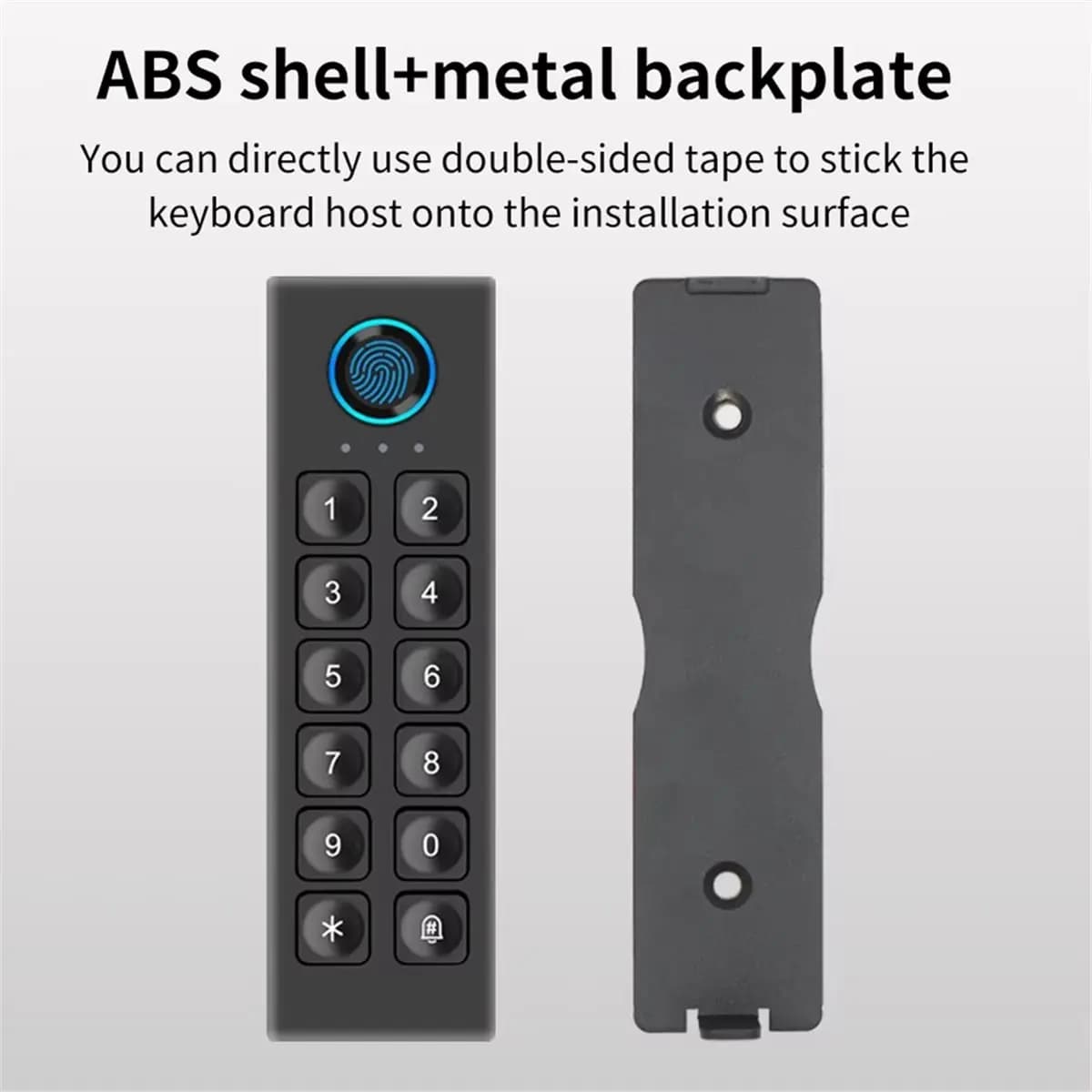 Sistema di Controllo Accessi A10R TTLOCK con Impronta Digitale, Tastiera Digitale Wireless 13.5Hz, Serratura Intelligente WiFi Bluetooth per Casa e Ufficio