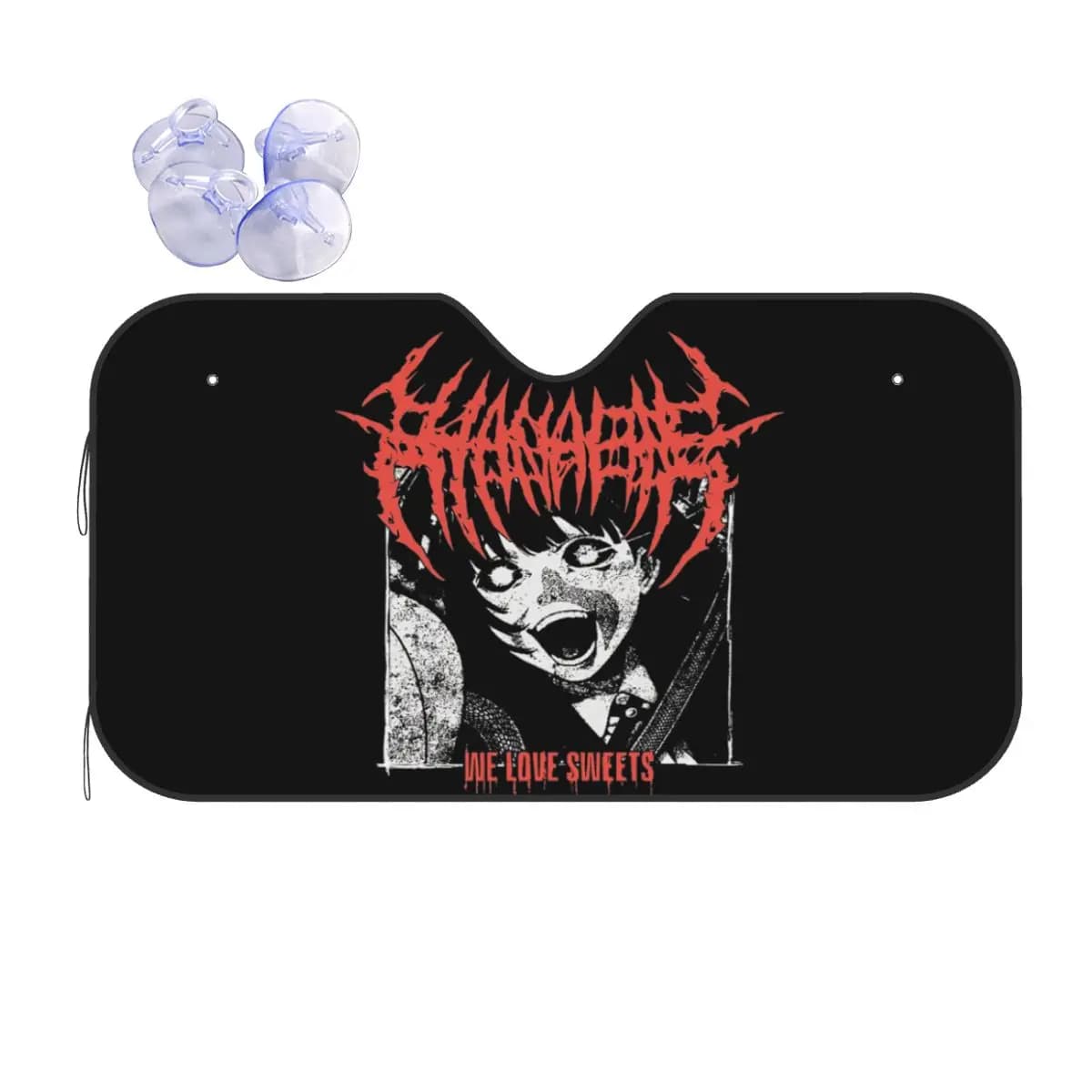Hanabie Love Sweets 1 Parasole Parabrezza Auto Parabrezza Anteriore Finestra Parasole Accessori Coperture