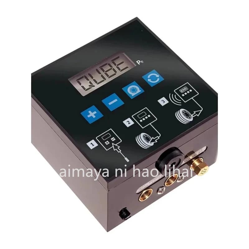Gonfiatore Digitale da Parete PCL ad Alta Precisione 0-15 bar per Auto/Moto/Bicicletta