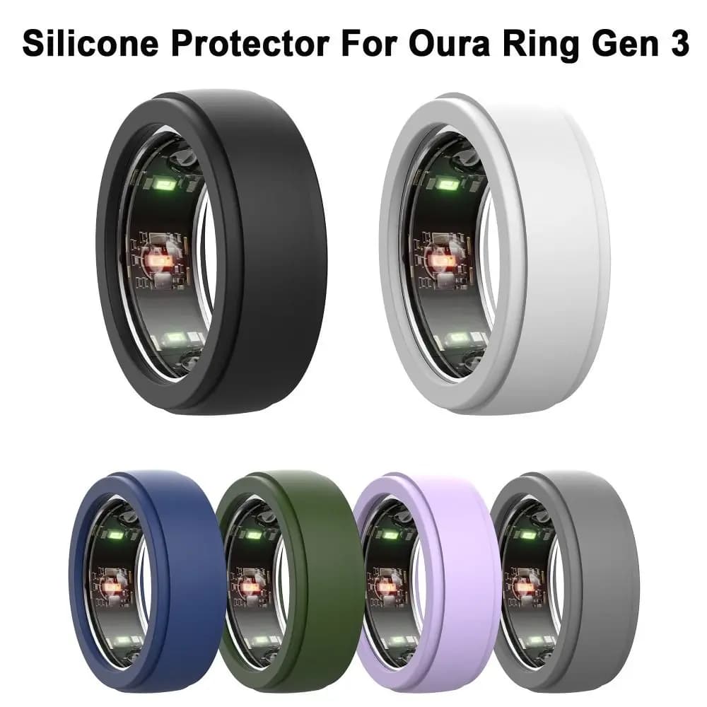 Per Oura Ring Gen 3 custodia Cover Smart Ring custodia protettiva elastica in Silicone antigraffio accessori per la protezione dell'anello resistente al sudore