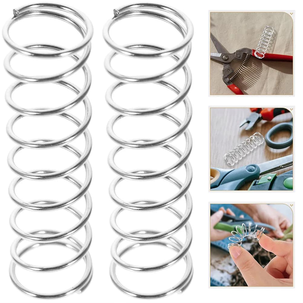 20Pcs Pruning Shear Springs Replacement Compression Springs for Garden Pruners Steel Pruner Spring Parts Lightweight Ergonomic