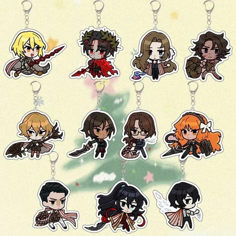 Action Figures of the Game Limbus Company, Heathcliff Ishmael Gregor Outis, Acrylic Keychain, Cartoon Backpack Accessories, Gift Toys