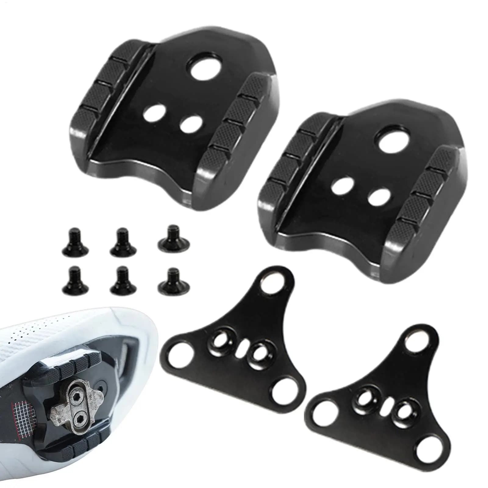 Convertitore per scarpe da bici da strada a mountain bike, adattatori per scarpe da bici, convertitore per pedali in metallo SH40 per ciclismo