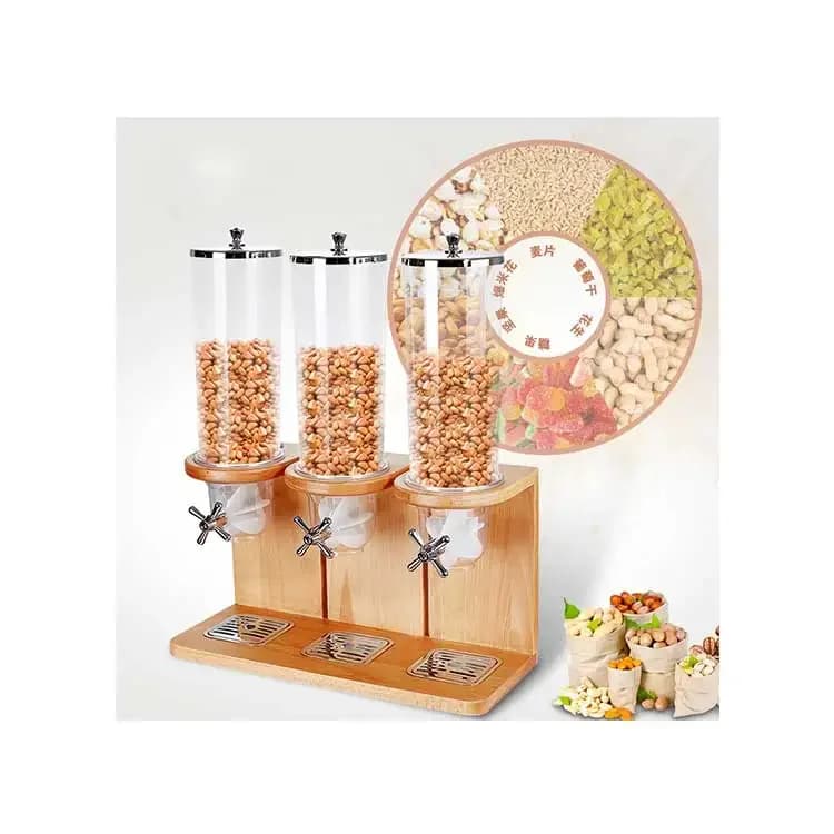 Acrylic Single Bulk Cereal Dispenser Dry Food Candy Storage Container