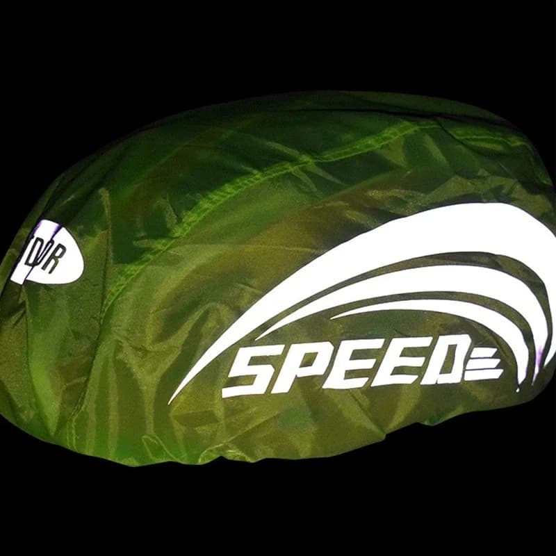 Mountain Road Bike Helmet with 1/2-piece riding hat with reflective pattern Waterproof and windproof bicycle helmet cover