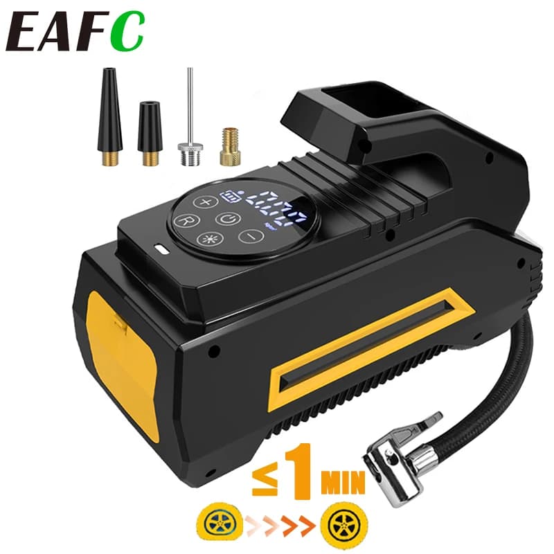 EAFC Gonfiatore portatile per pneumatici per auto a 22 cilindri Compressore d'aria Gonfiatore per pneumatici ad alta pressione Pompa d'aria montata su veicolo per SUV berlina